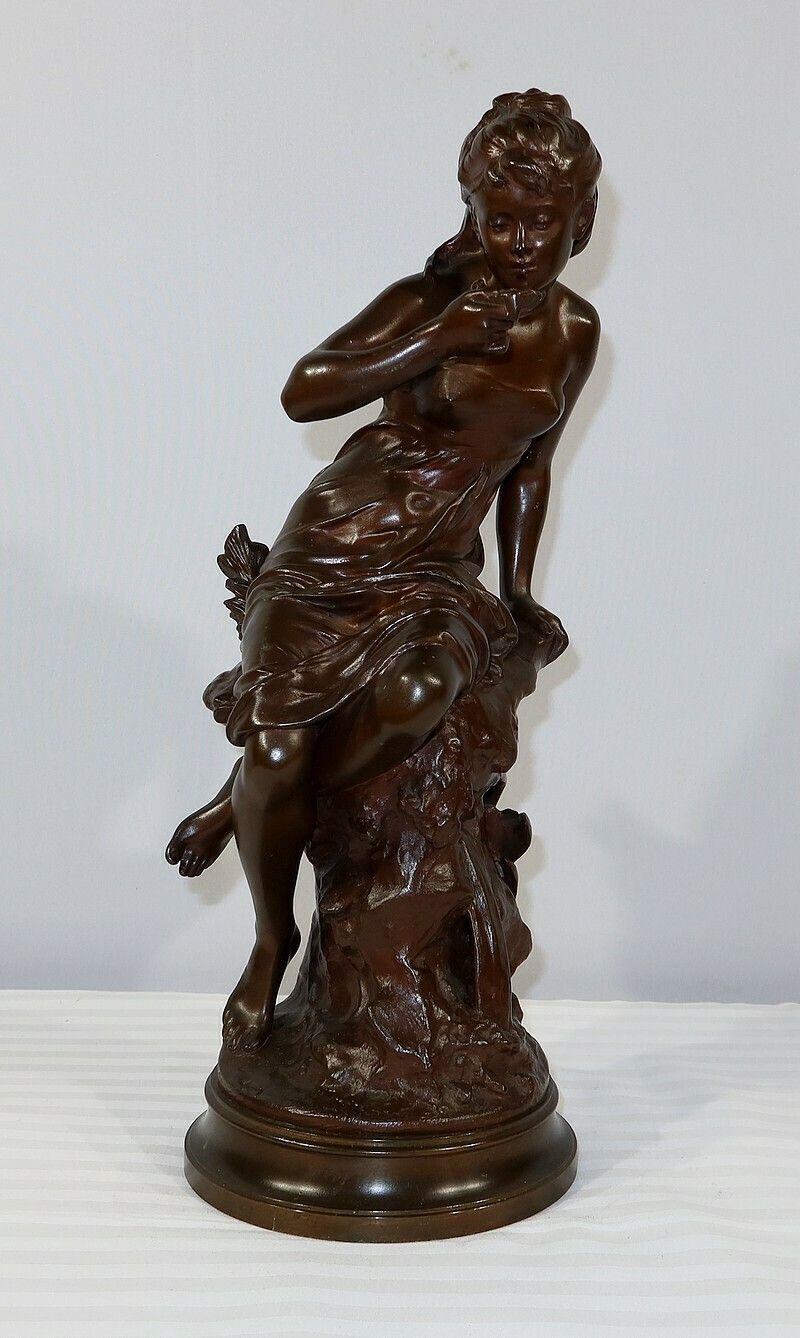 Bronze “La Source”, By M. Moreau – Mid 19th Century photo furniture