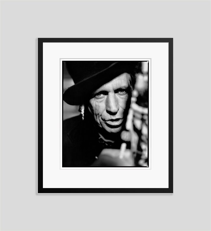 'Keith Richards' Kevin Westenberg Signed Limited Edition Framed In Black
