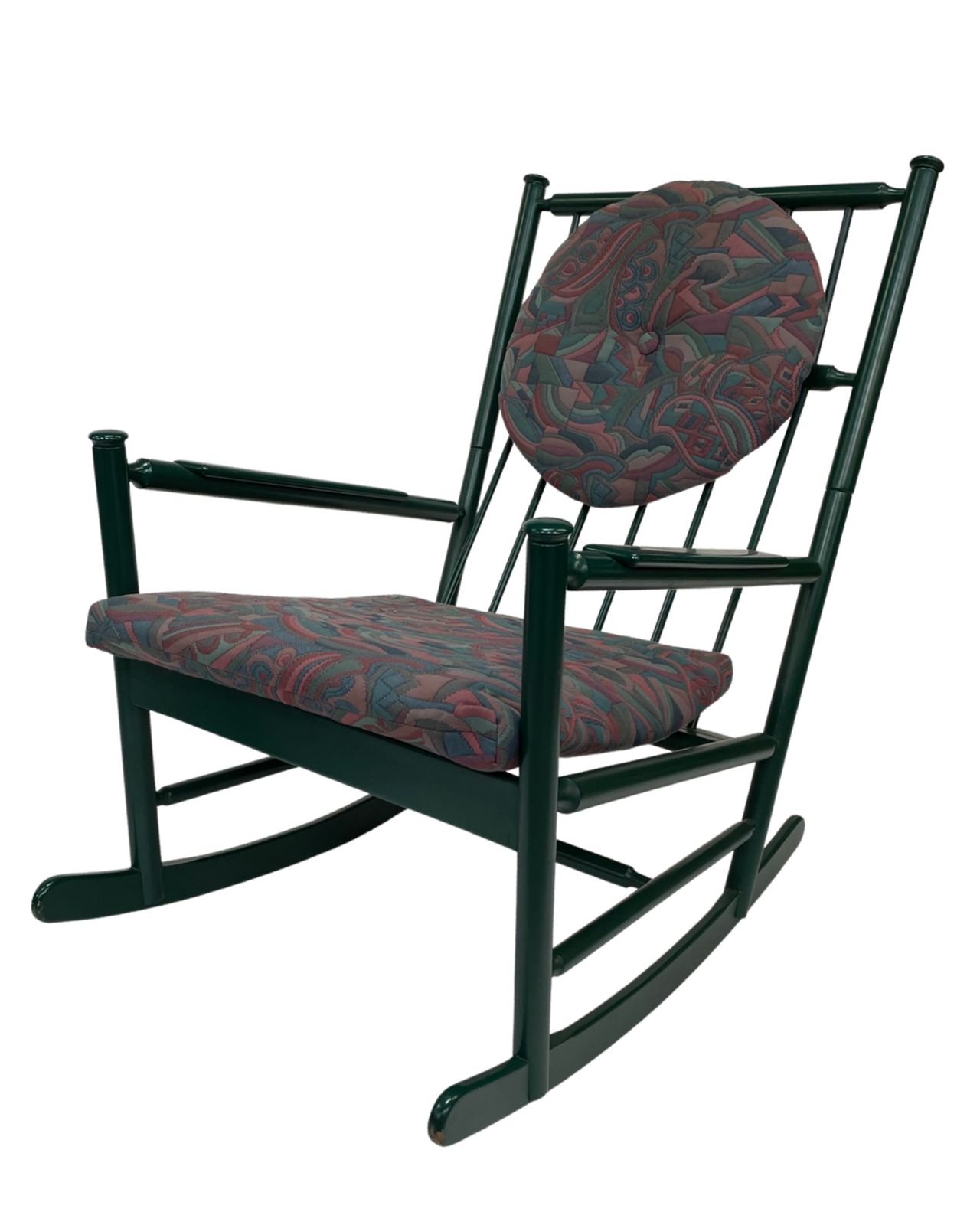 Vintage Wooden Rocking Chair From The 1960s photo vintage