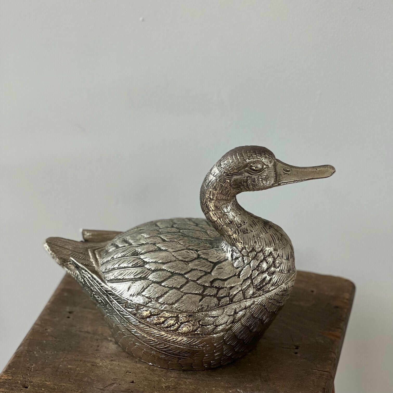 Mauro Manetti Italian Mid Century Duck Ice Bucket