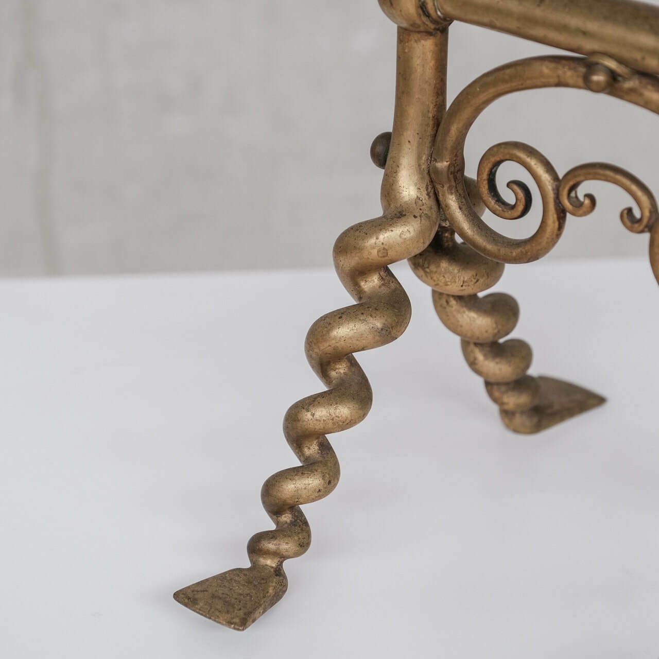 Brass Aesthetic Antique Fire Dogs photo 750.0