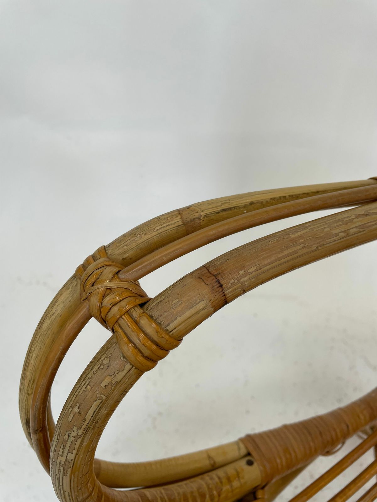 Rattan Armchair By Dirk Van Sliedregt Rohe Noordwolde 1960 In The Netherlands photo for sale