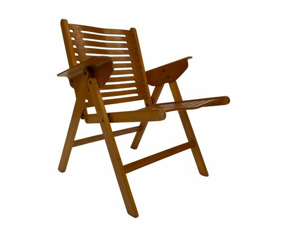 4 Rex Plywood Folding Chairs By Niko Kralj Design 1950 photo vintage