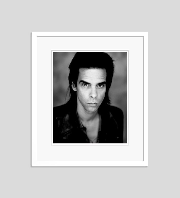 'Nick Cave' Kevin Westenberg Signed Limited Edition Framed In White