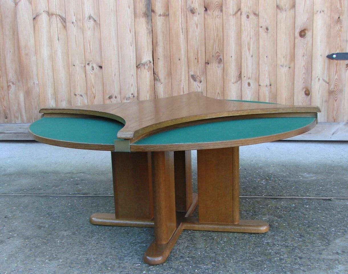 Hohnert Card Table, 1970s, Vintage photo Furniture