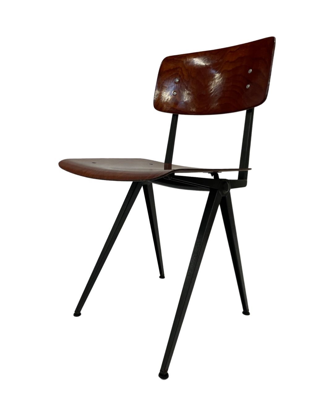 Furniture Marko Holland Industrial School Chair 60's Netherlands Design photo