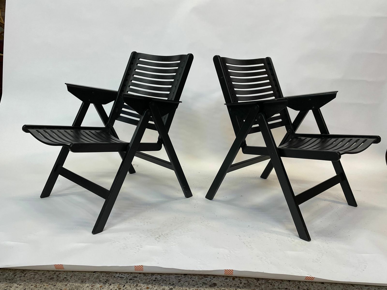 photo furniture Niko Kralj Slovenian Rex Plywood Folding Chair For Stol 1950s In Black