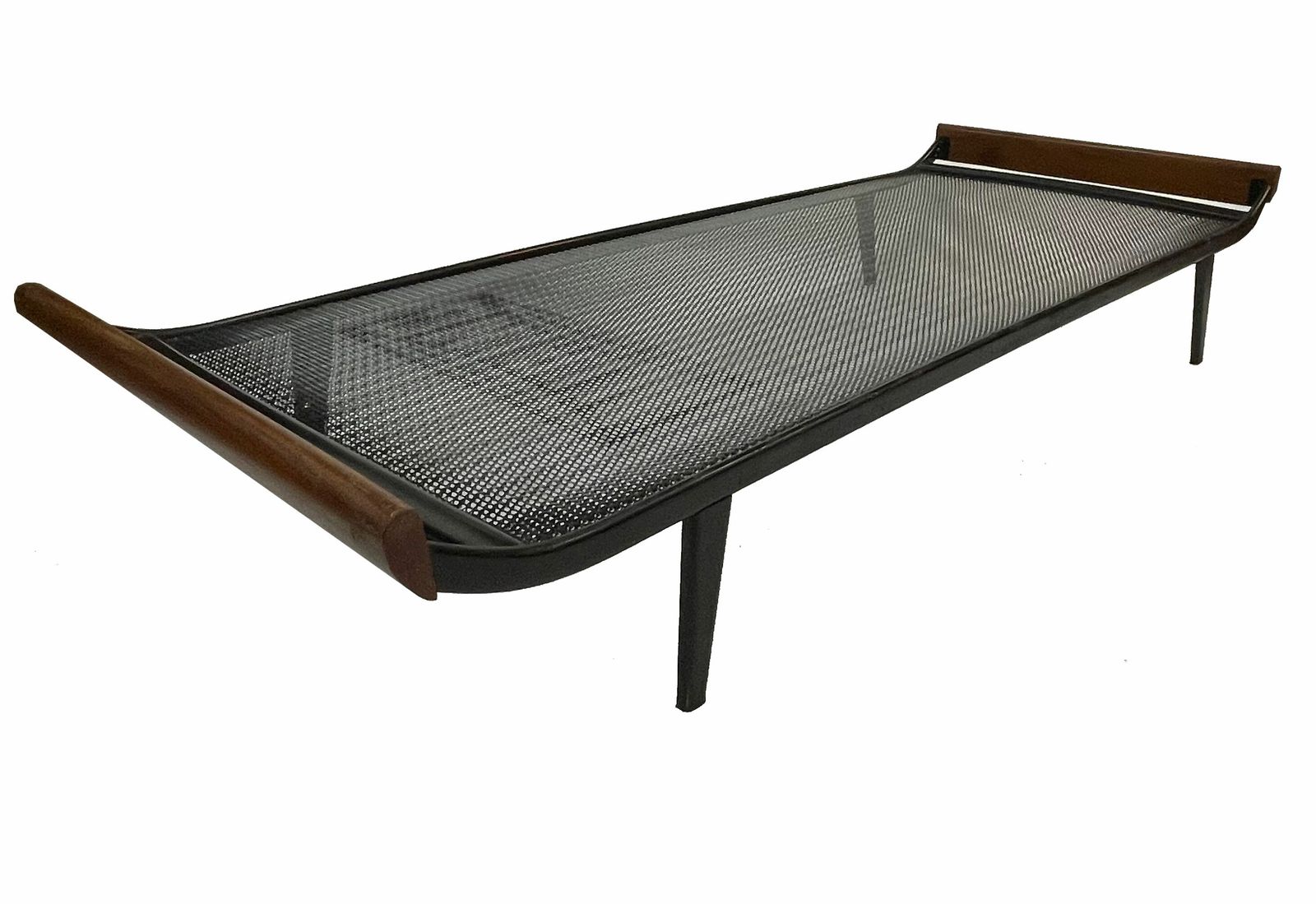 Vintage Auping Cleopatra Daybed In Teak Metal Design By Dick Cordemeyer photo for sale