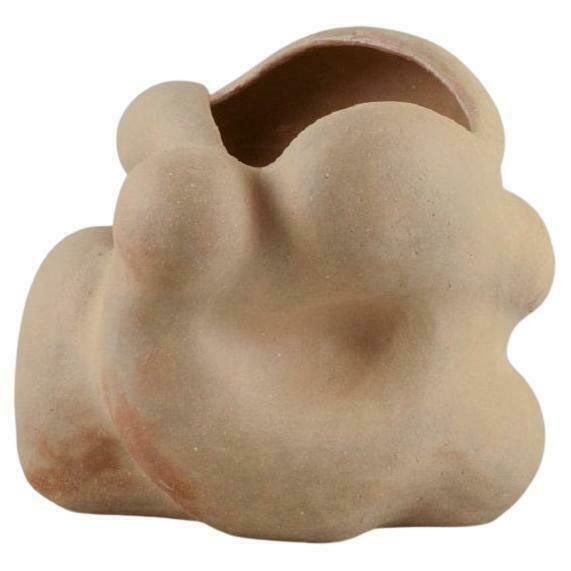 Christina Muff, Danish Contemporary Ceramicist Unique Organically Shaped Vase photo furniture