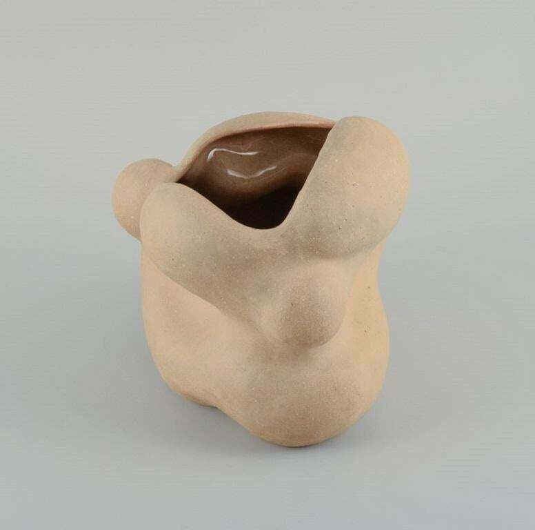 Christina Muff, Danish Contemporary Ceramicist Unique Organically Shaped Vase photo Home Decor
