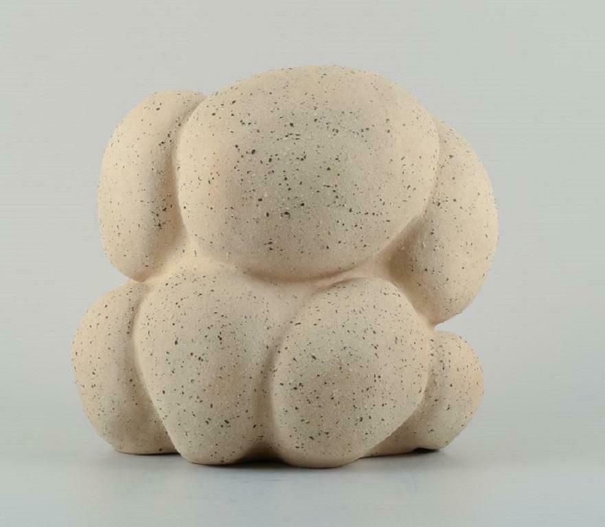 Christina Muff, Danish Contemporary Ceramicist, Large Unglazed Unique Vessel