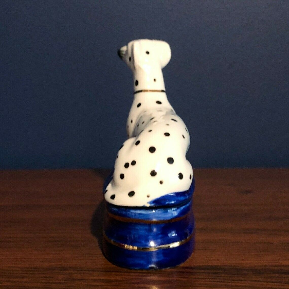 Retro Dalmatian Trinket Box By Fitz & Floyd photo Home Decor
