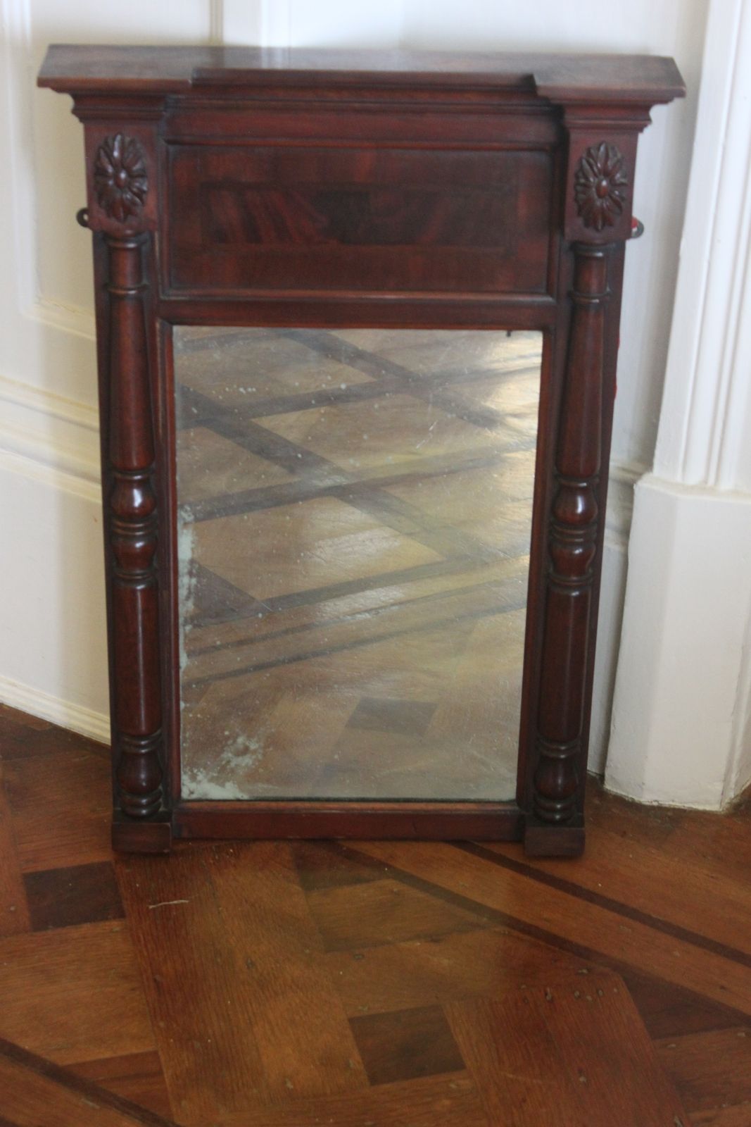 A Fine Late George IV Mahogany Pier Mirror In Mahogany