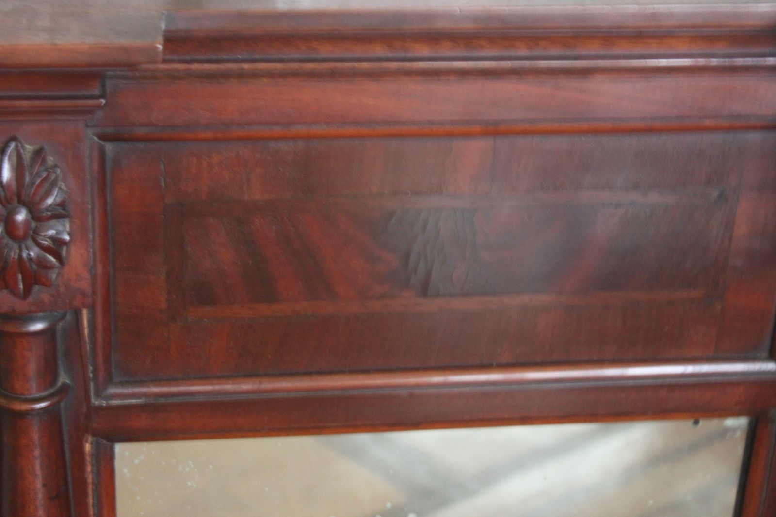 A Fine Late George IV Mahogany Pier Mirror In Mahogany photo Home Decor