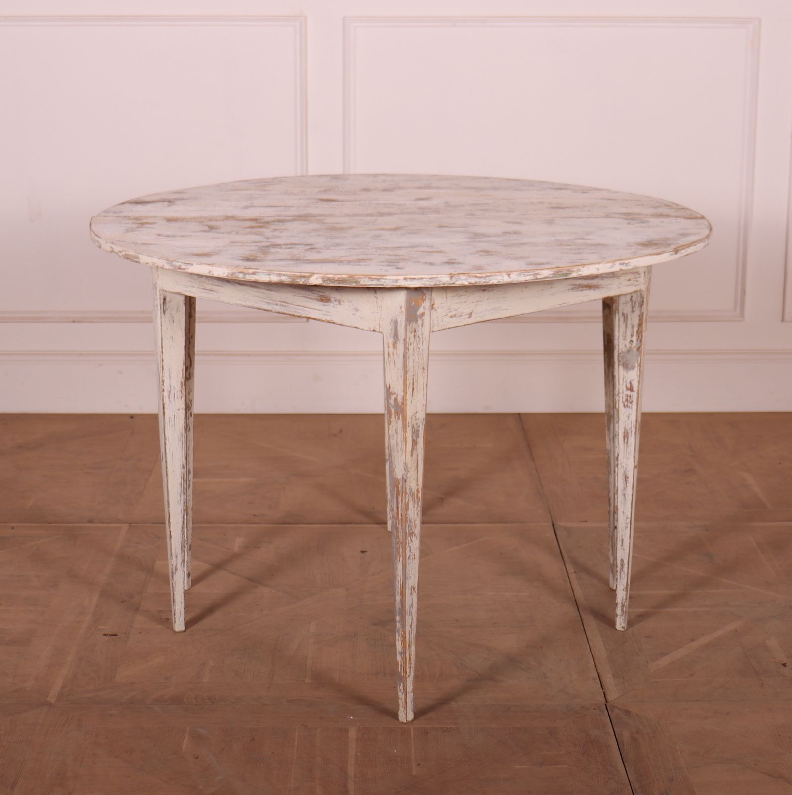 Pair Of Swedish Demi Lune Console Tables photo vinterior