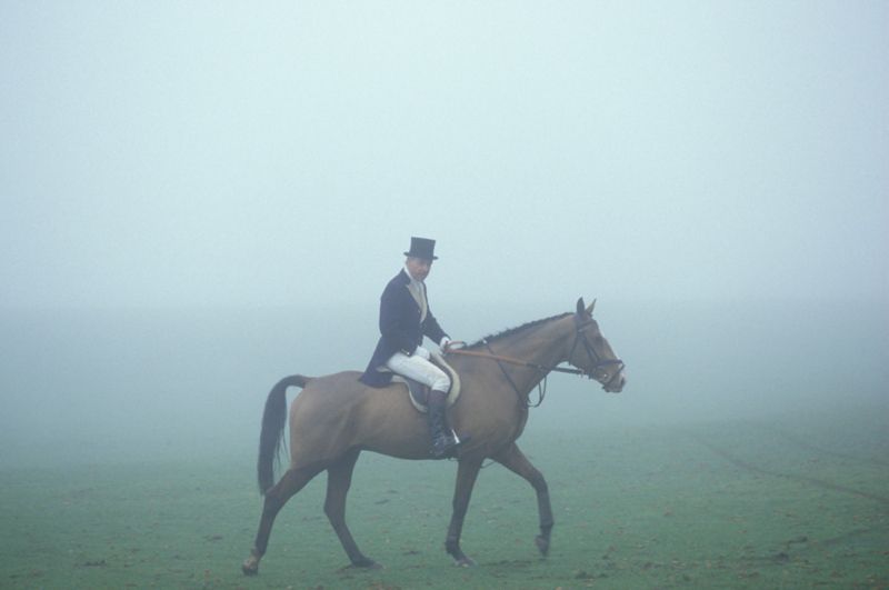 'Duke Of Beaufort Hunt' Homer Sykes Framed In White photo furniture