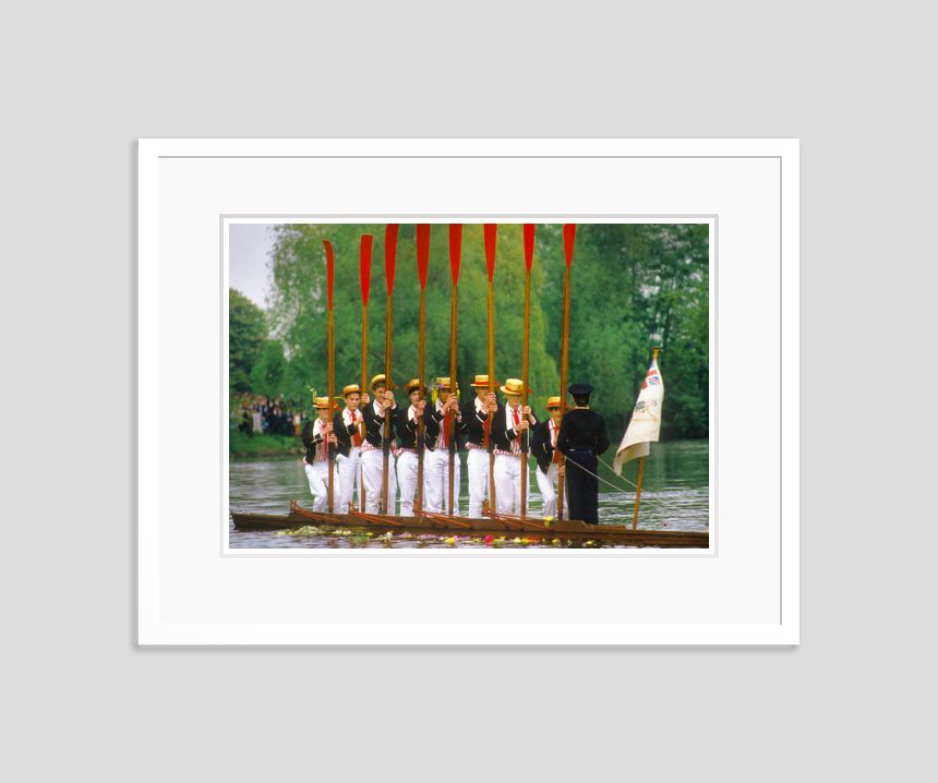 'Jolly Boating Weather' Homer Sykes Framed In White