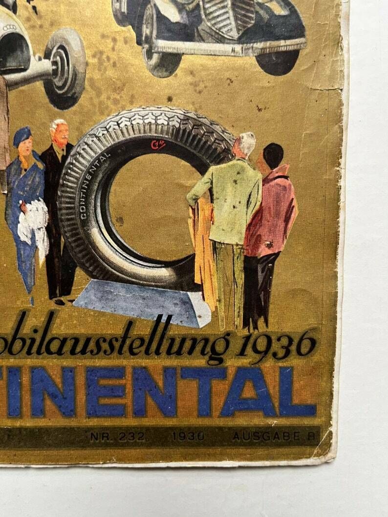Echo Continental   Vintage Motoring Magazine Cover Print 1936 photo Art