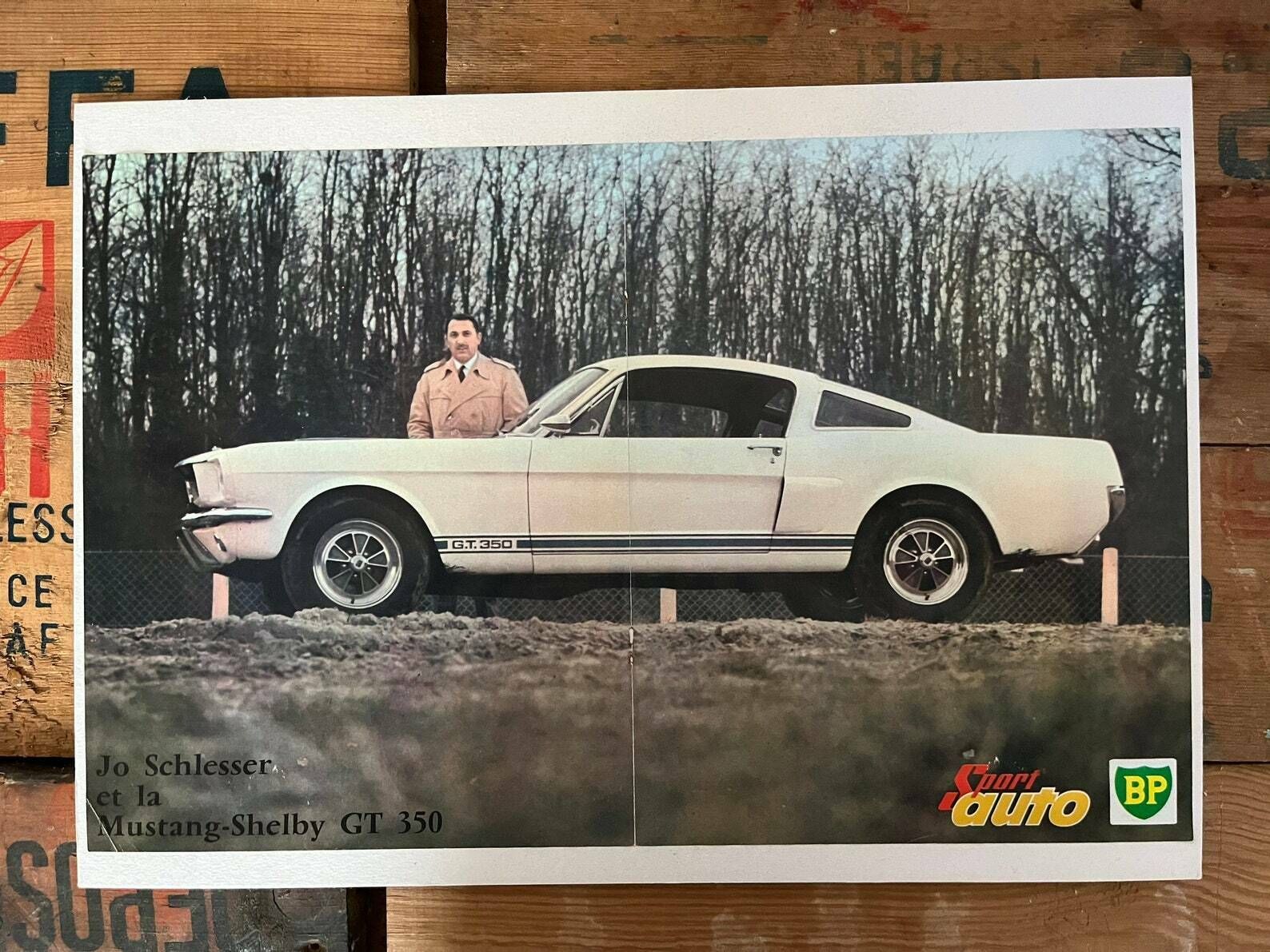 Ford Mustang Shelby Fastback Original Car Print 1967 photo furniture