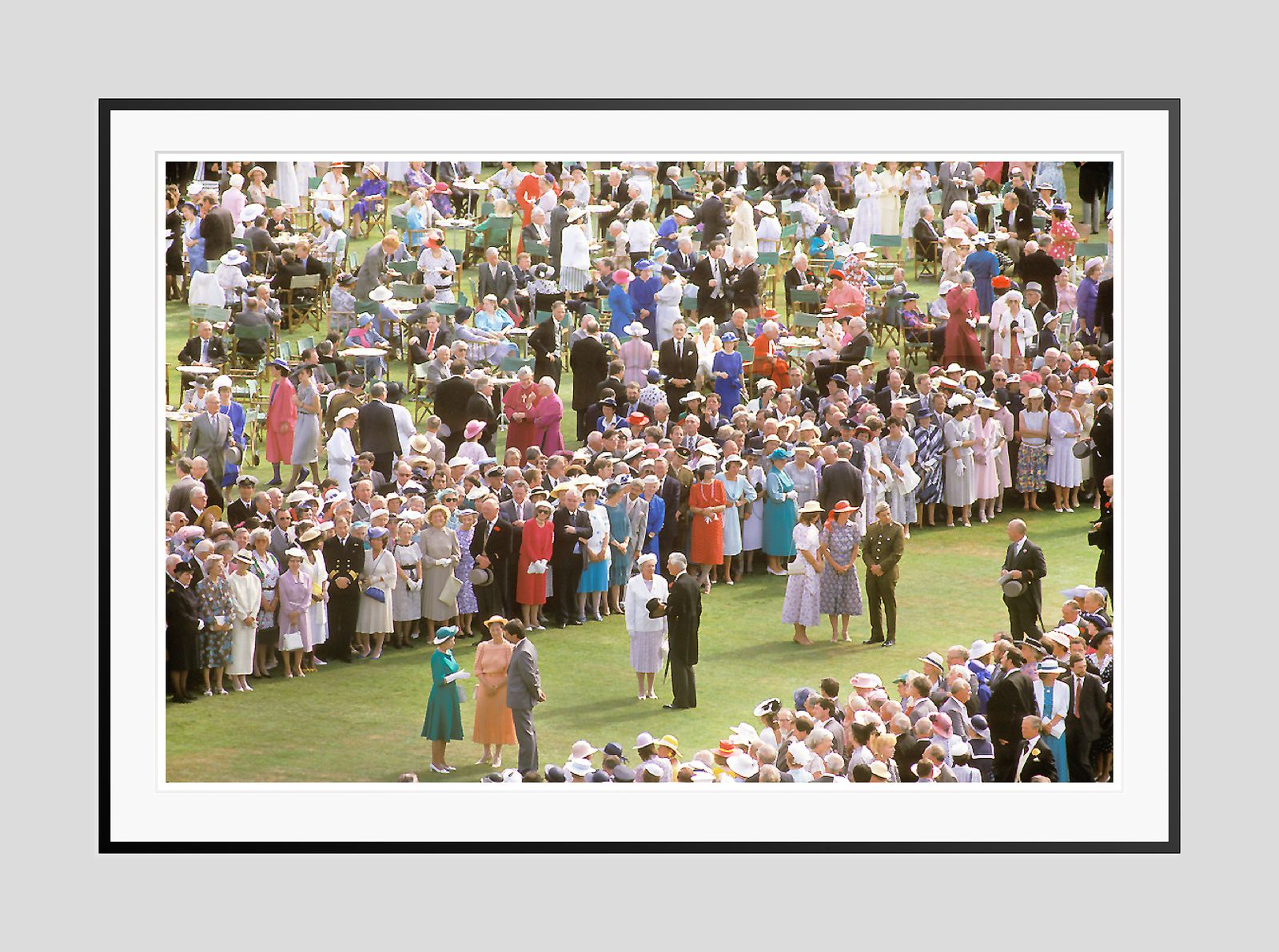 'Royal Garden Party' Homer Sykes Framed In Black
