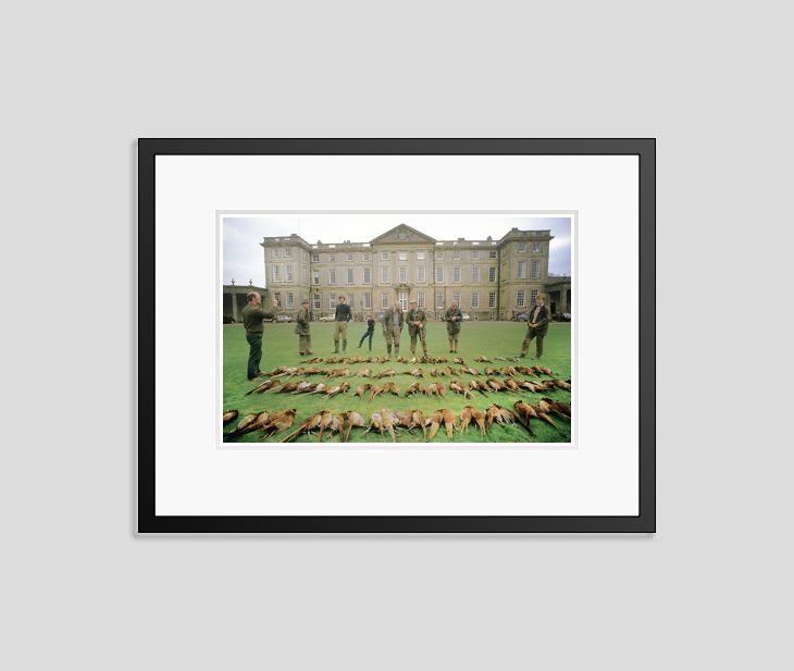 'Shooting Party' Homer Sykes Framed In Black