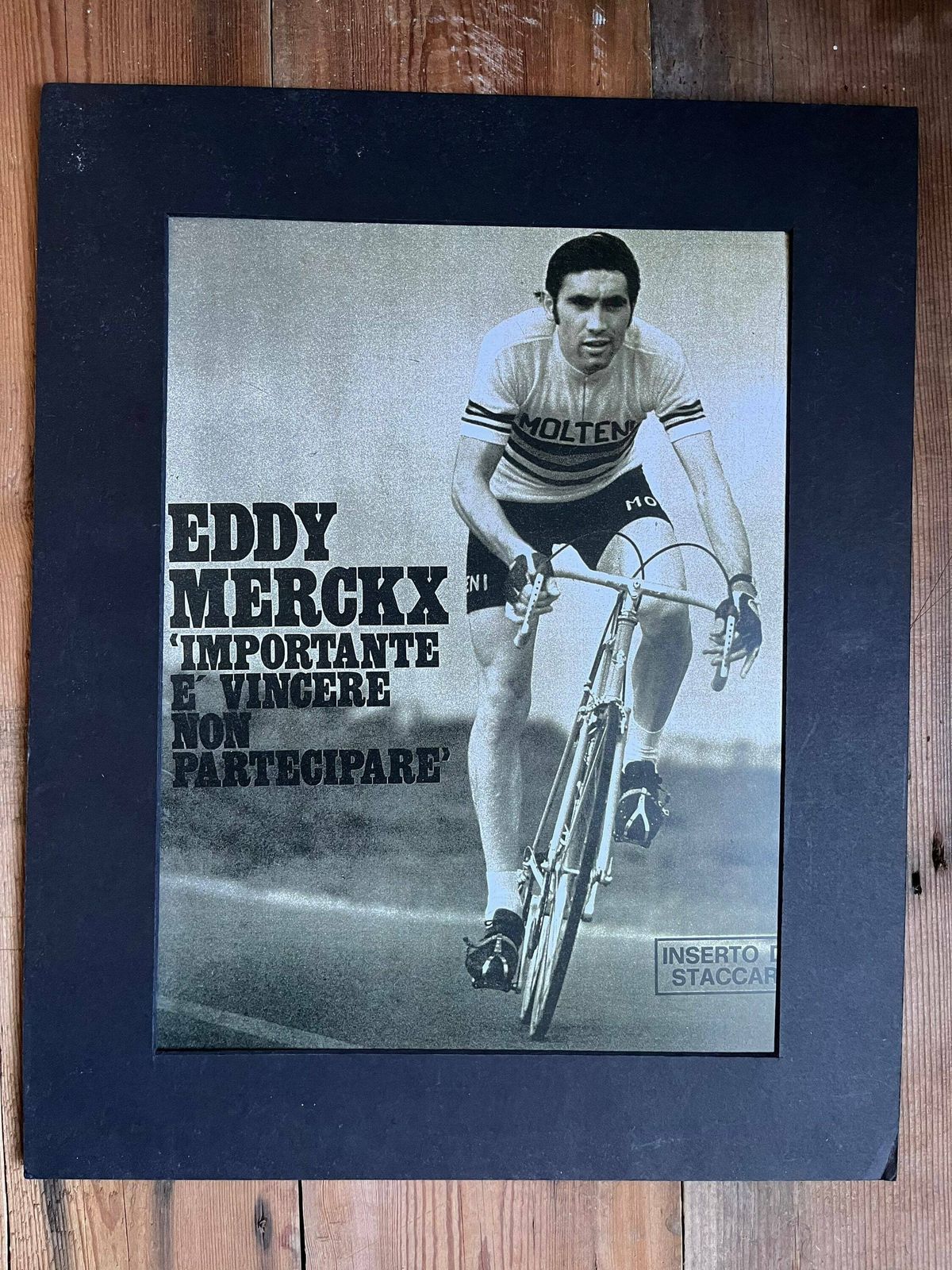 Eddy Merckx Molteni Vintage Cycling Print C1972 photo 56.0