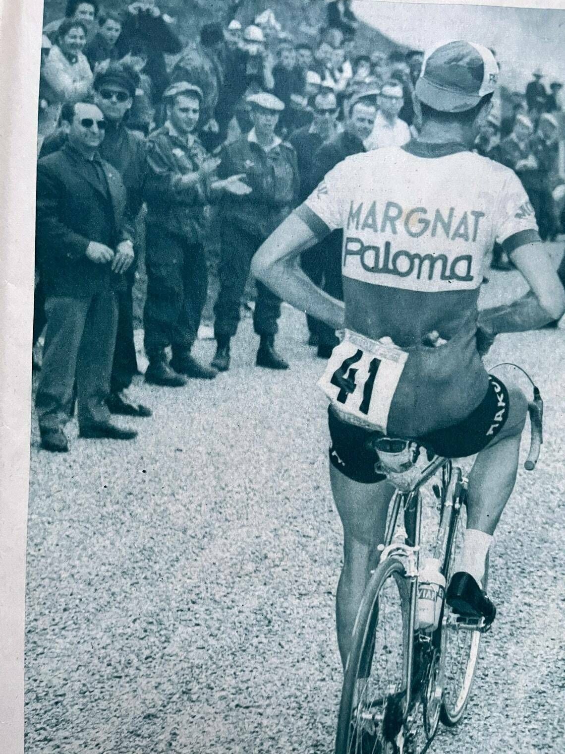 Original Tour De France Vintage French Cycling Print Federico Bahamontes 1959 photo Art