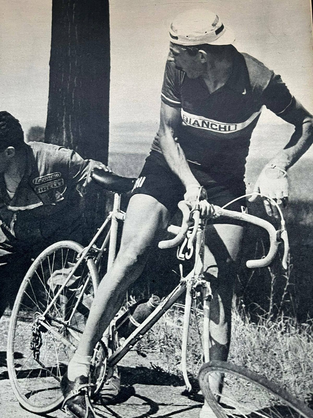 Fausto Coppi Bianchi Original Vintage Cycling Print 1952 Tour De France photo buy