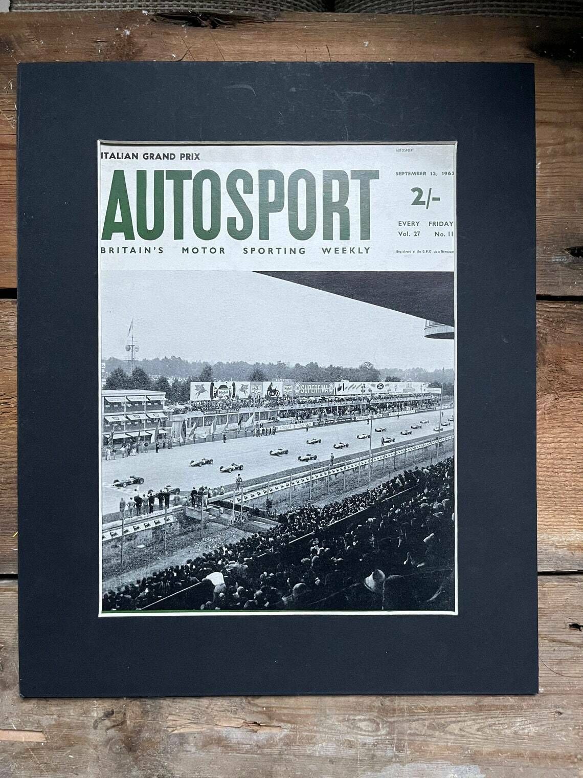 Vintage Autosport Print 1963 Italian Grand Prix photo 56.0