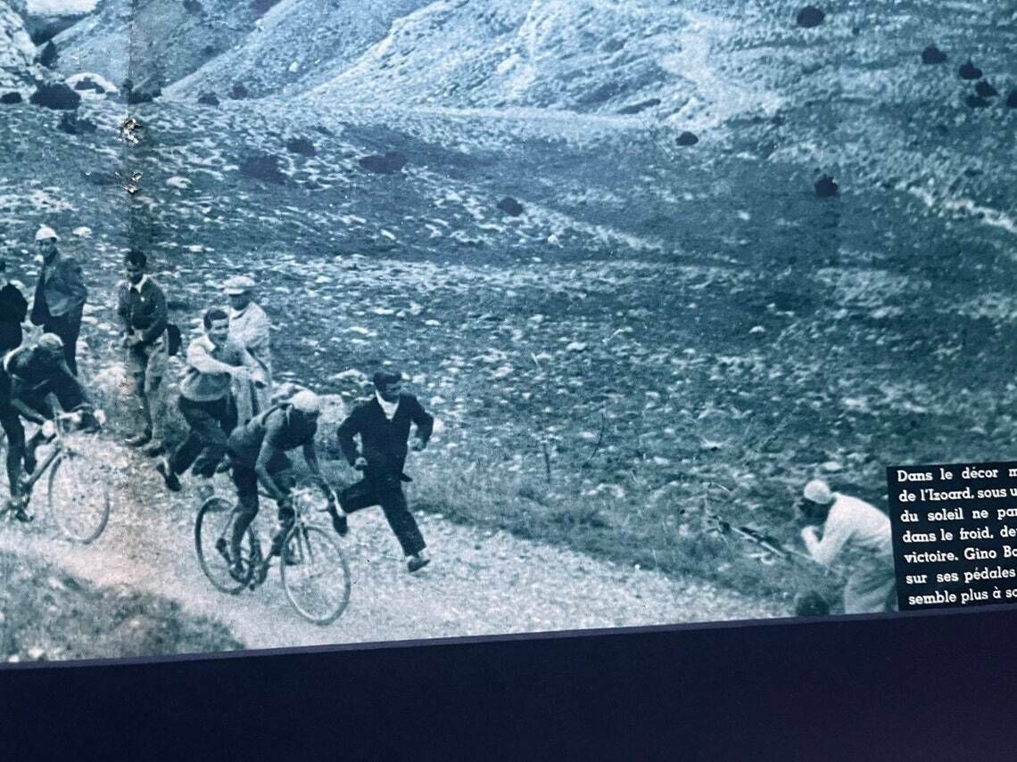 Fausto Coppi / Gino Bartali Original Vintage Cycling Print 1952 Tour De France photo for sale