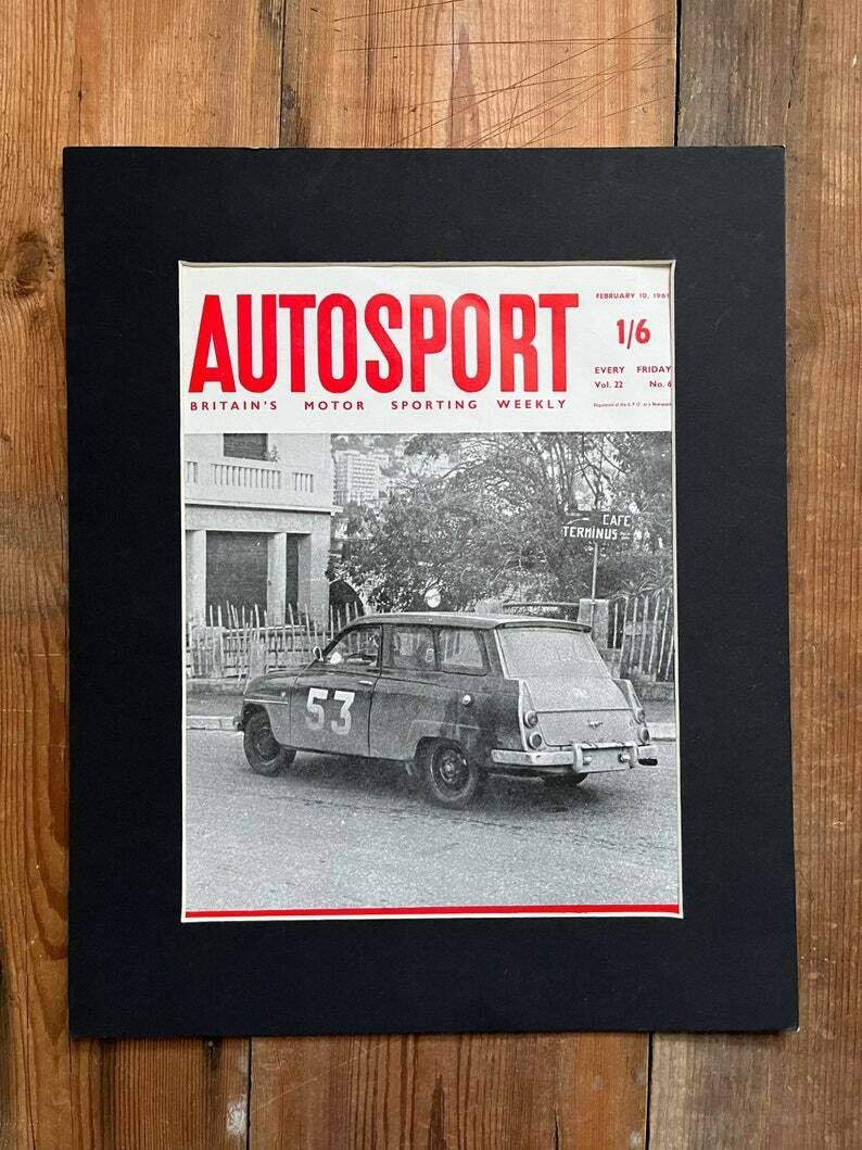 Vintage Saab 96 V4 Advertising Print 1961 photo 76.0