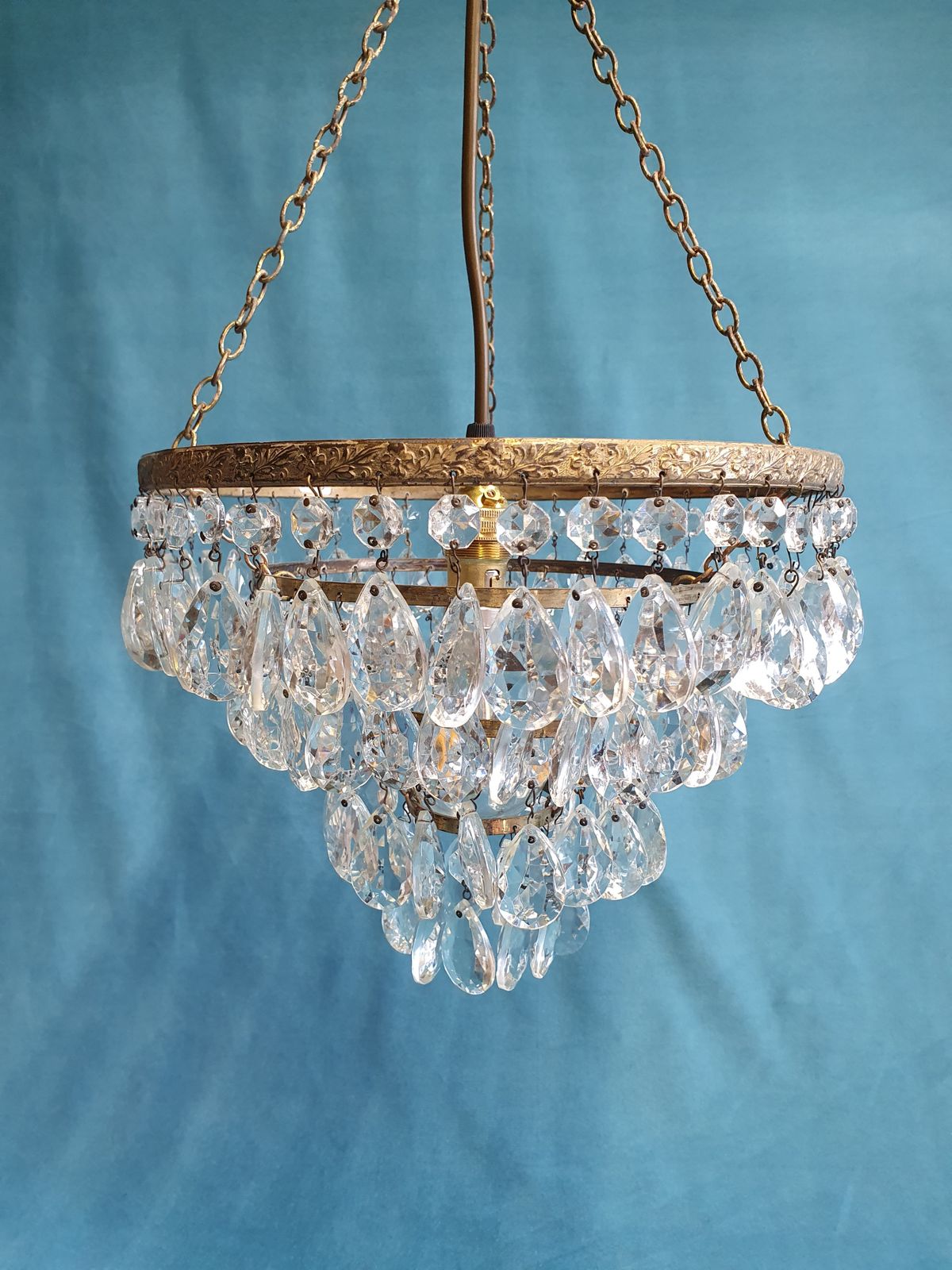 Early 20th Century Drip Chandelier photo buy