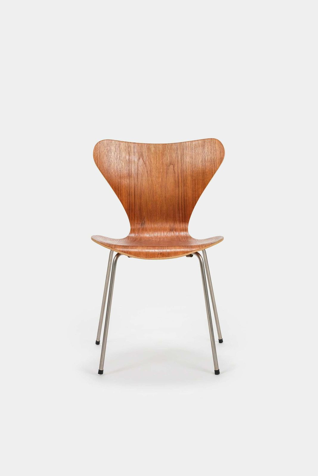 Arne Jacobsen, Teak Chair 3107, Fritz Hansen, Denmark, 50s photo Furniture