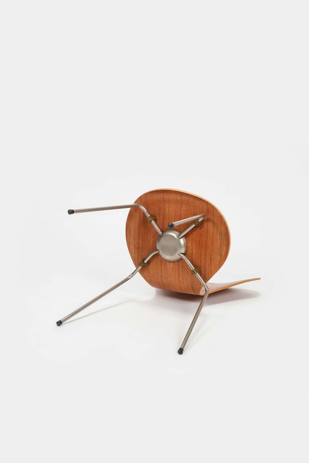 photo vinterior Arne Jacobsen, Teak Chair 3107, Fritz Hansen, Denmark, 50s