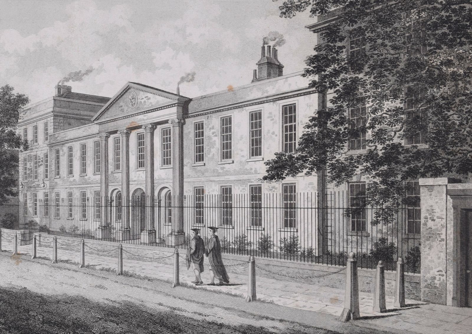 Samuel Sparrow (Active 1800) After John Kirby Baldrey (1750 – 1823) Emmanuel College, Cambridge photo furniture