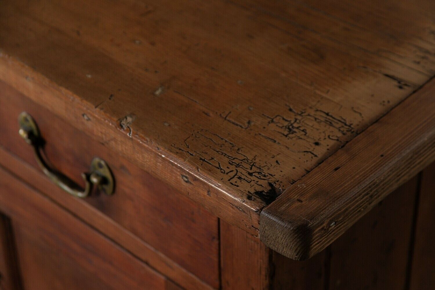 photo for sale Large 19thc Provincial English Pine Dresser Base