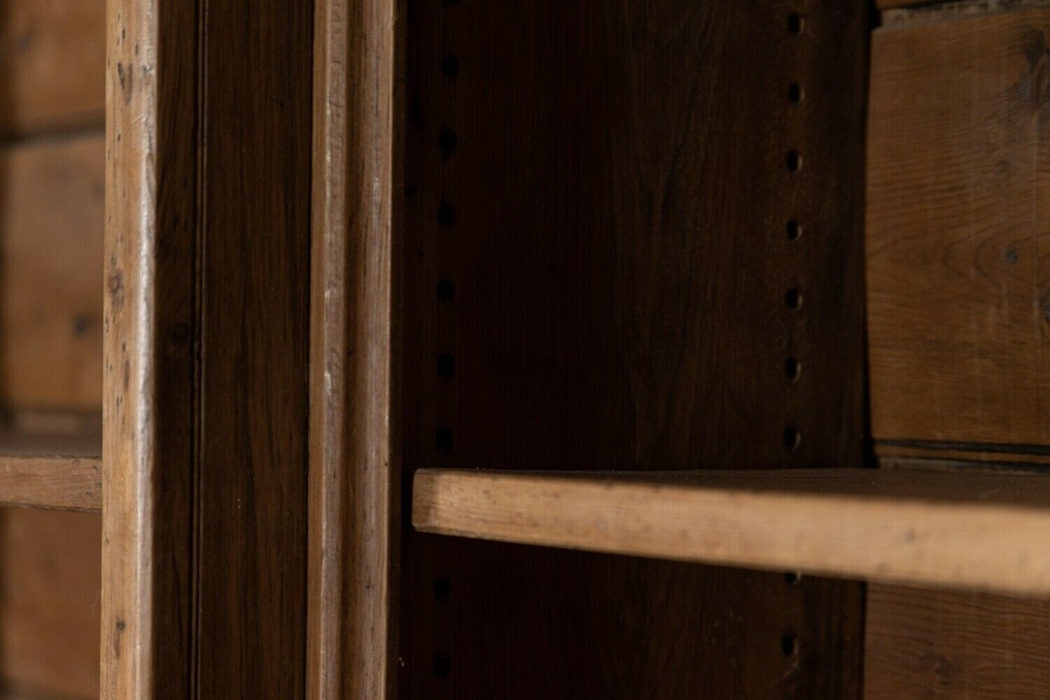 6750.0 Large 19thc English Pine Breakfront Bookcase photo
