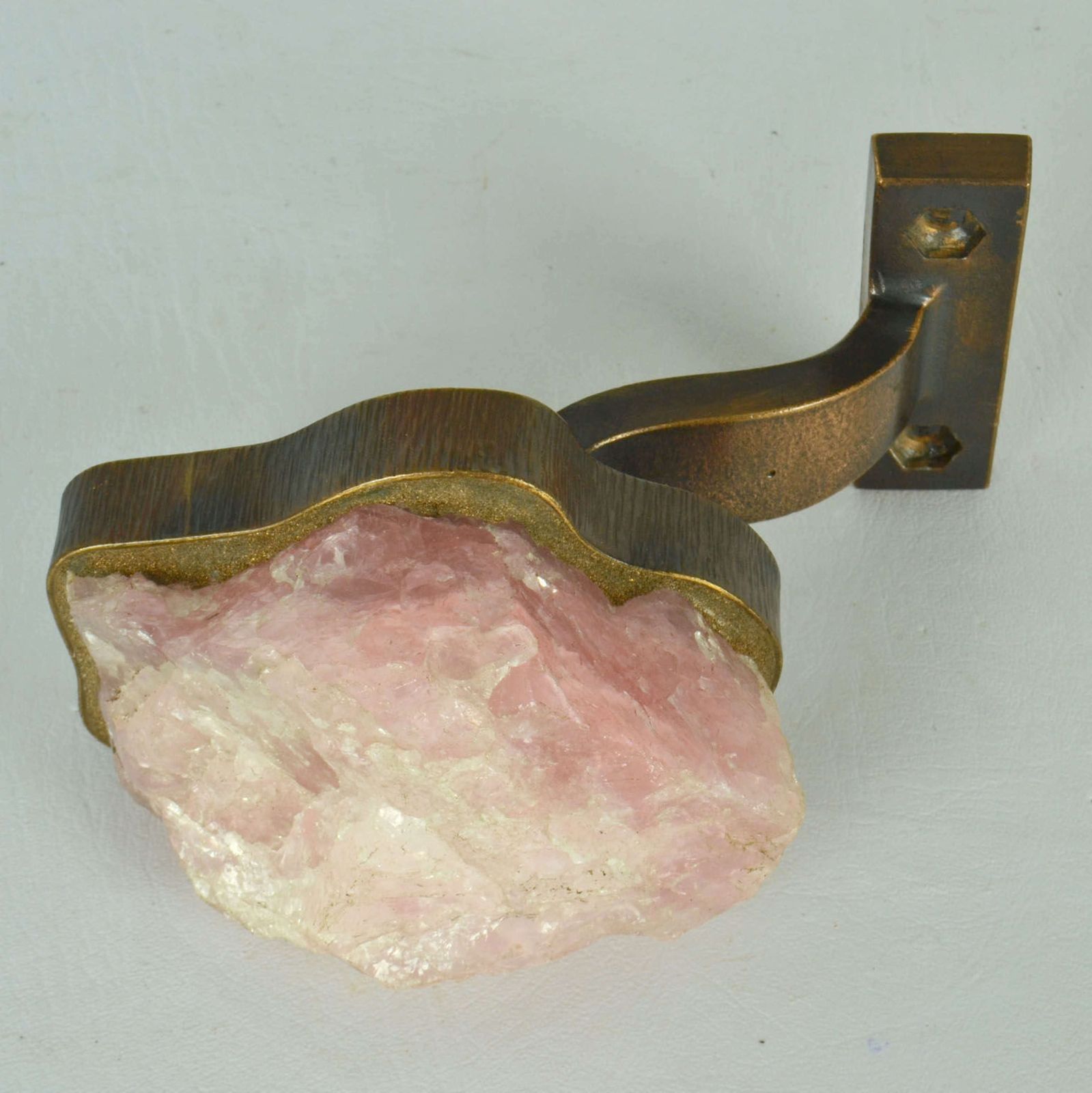 Rose Quarz And Bronze Push Pull Door Handle photo furniture