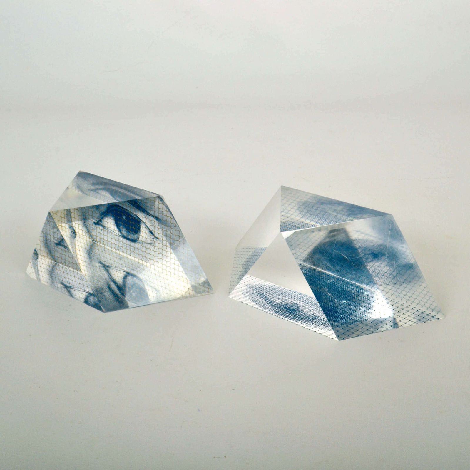 Italian Surrealist Paperweights With Eyes In Acrylic photo furniture
