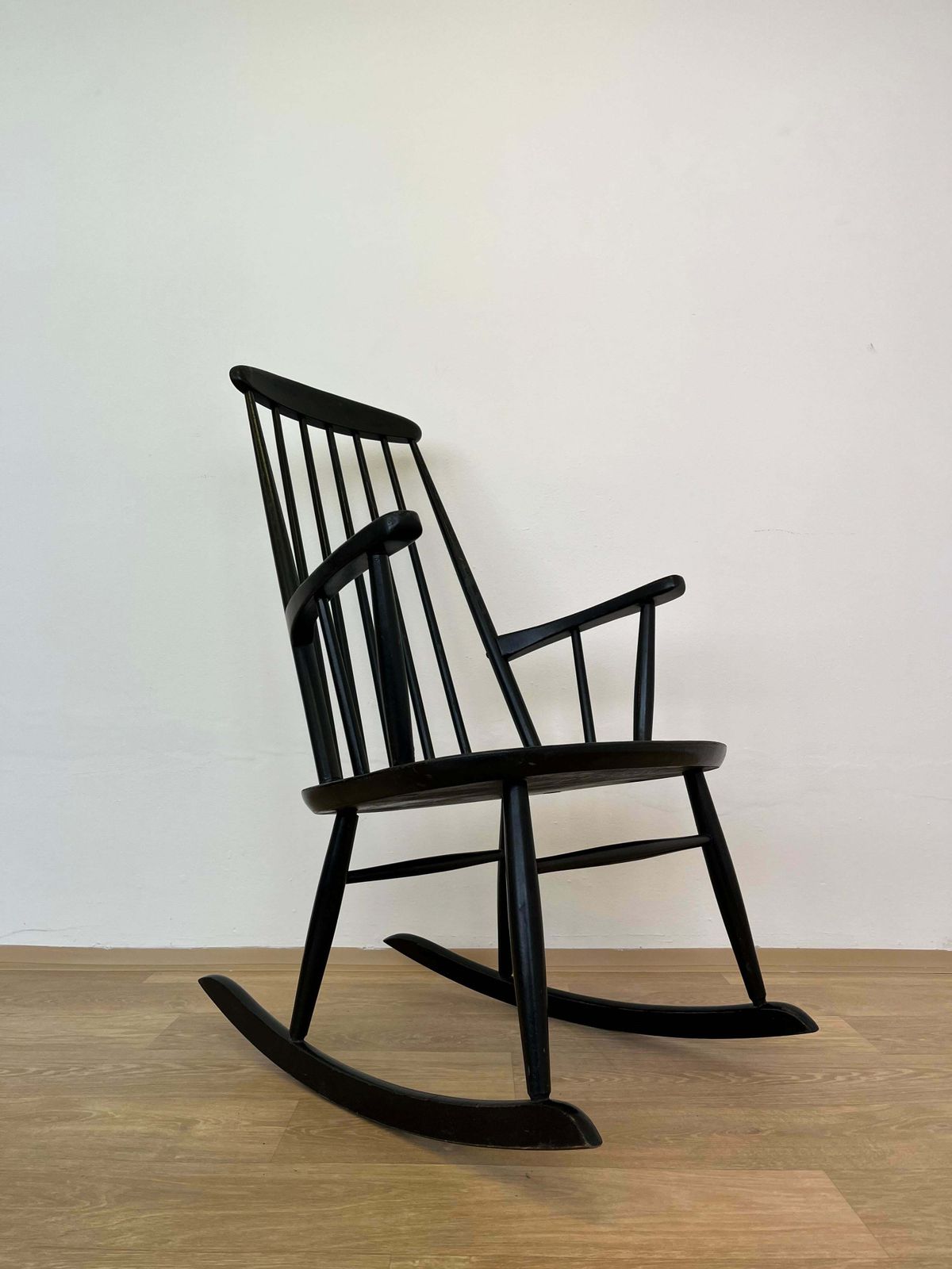 Mid Century Rocking Chair Designed By Ilmari Tapiovaara, Finland, 1960s photo for sale
