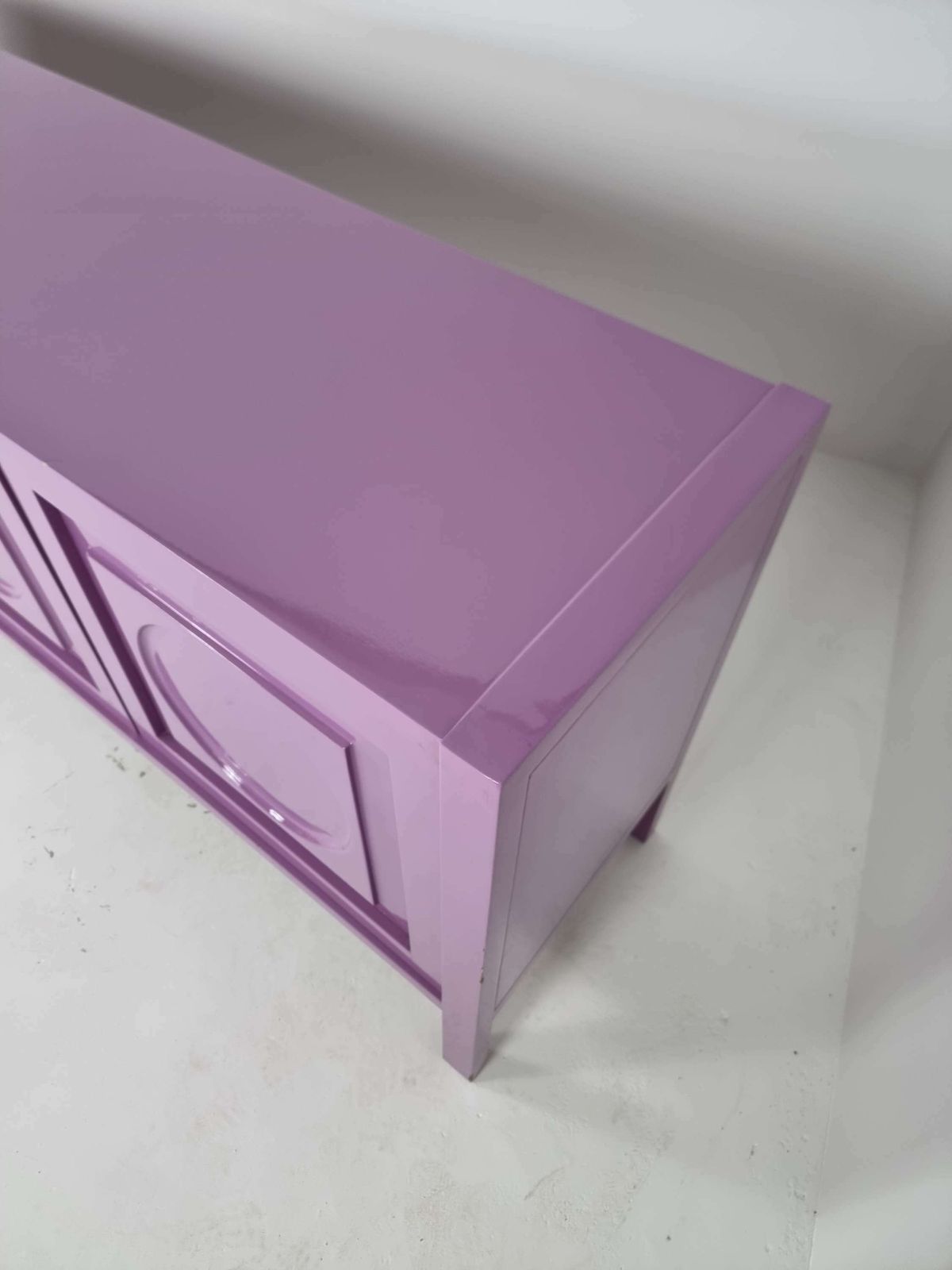 Vintage Roze Brutalist Dressoir Van Defour, België, Jaren 1970 photo vinterior