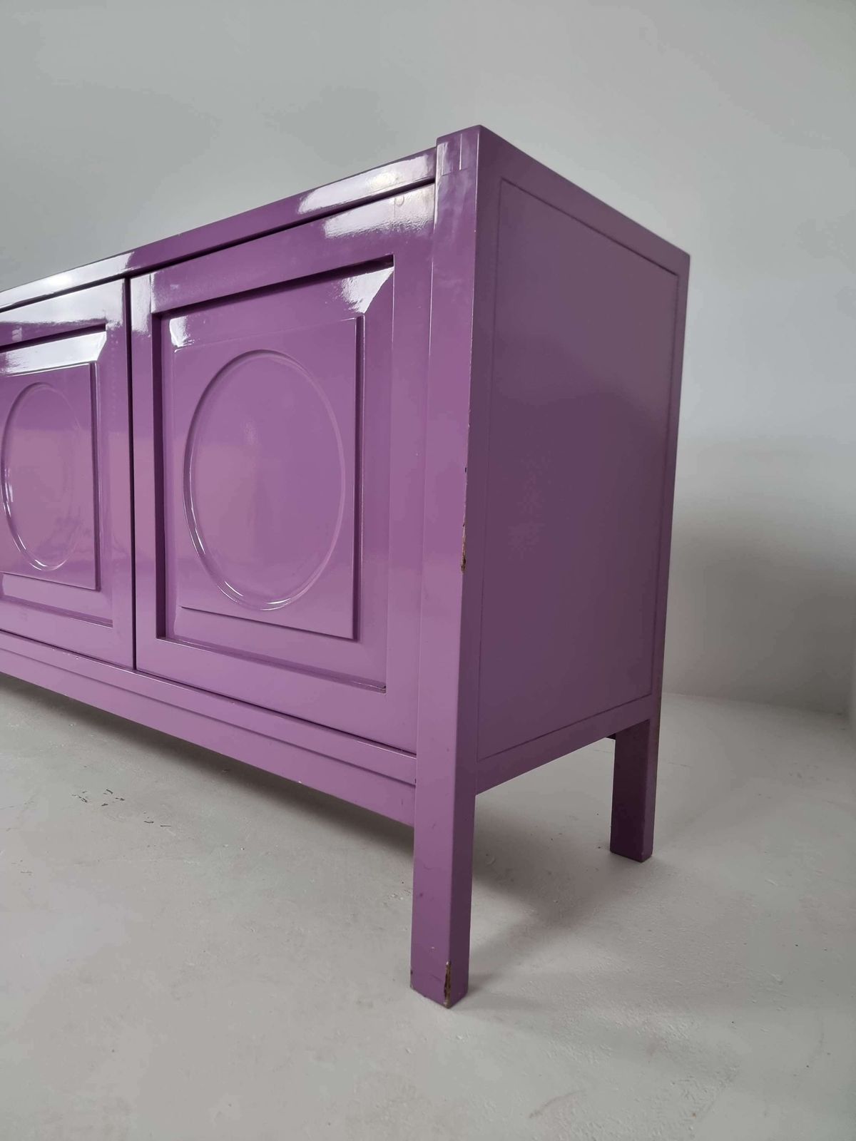 4941.4 Vintage Roze Brutalist Dressoir Van Defour, België, Jaren 1970 photo