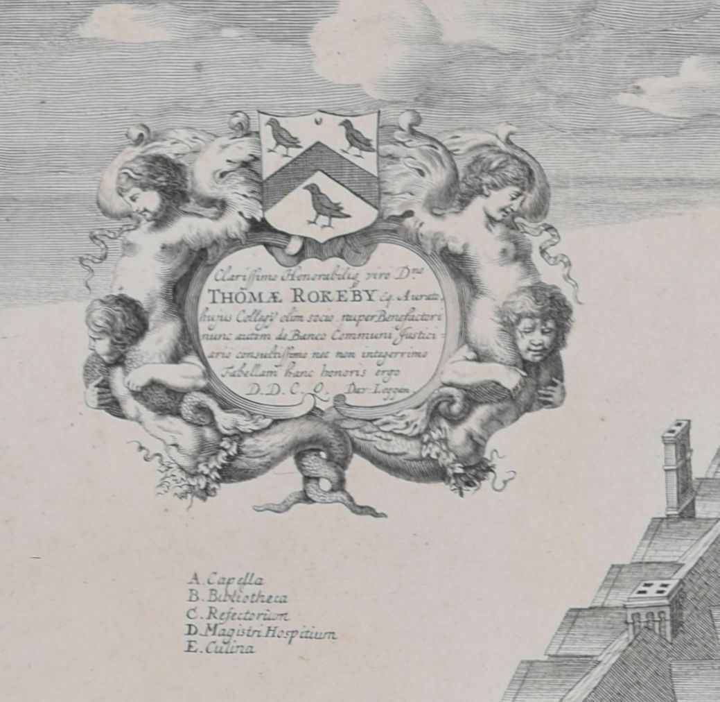 David Loggan (1634 – 1692) St Catharine’s College, Cambridge (1690) photo Art