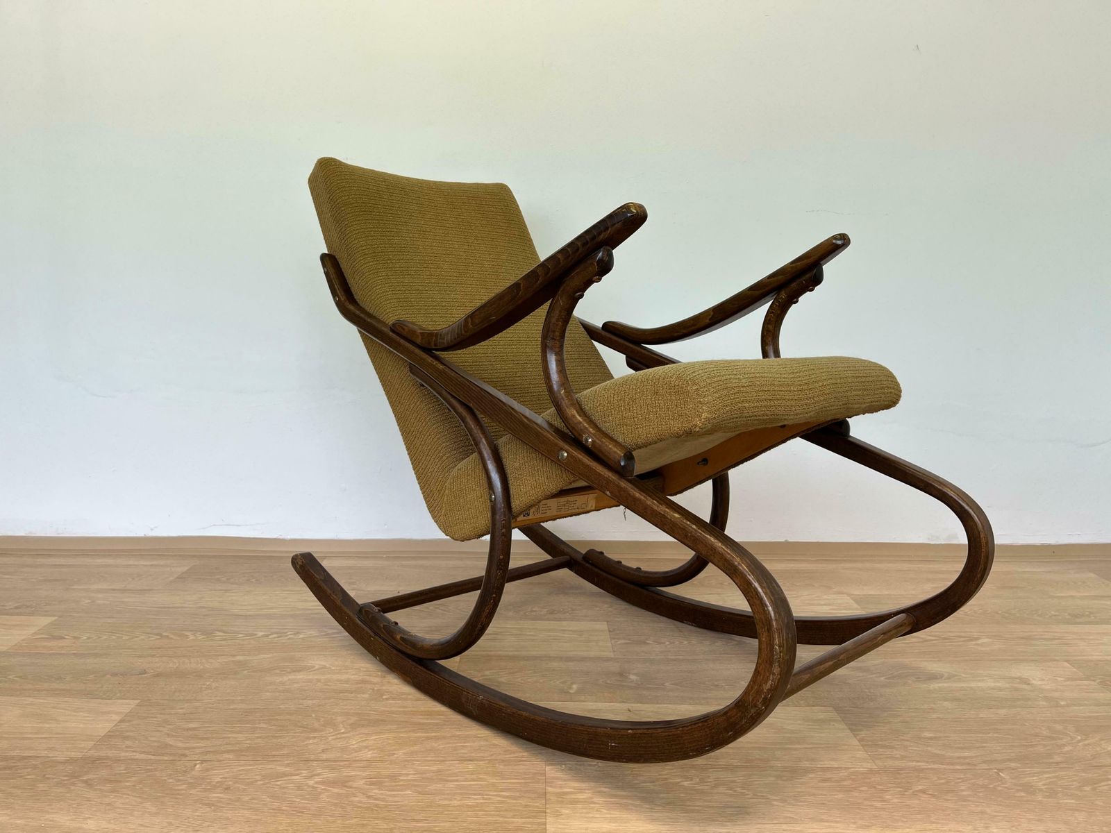 Midcentury Design Rocking Chair By Ton / Expo 1958 photo for sale