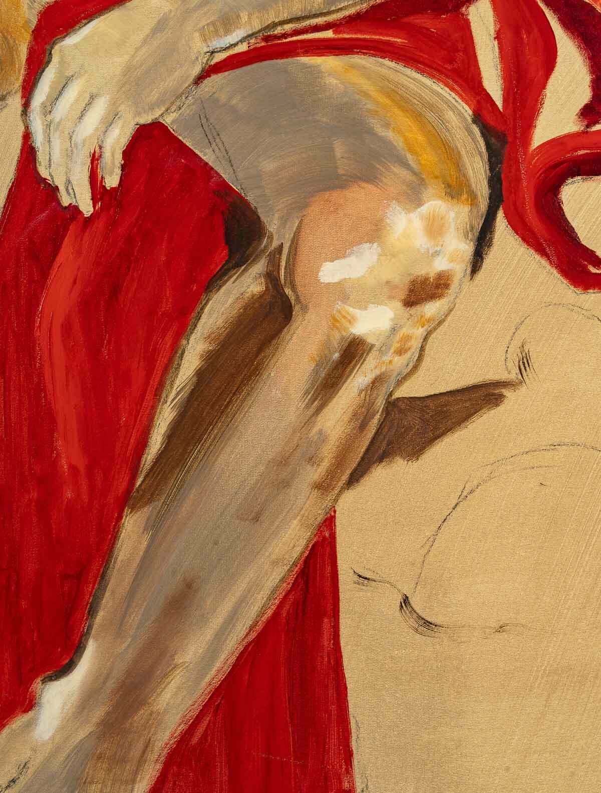 Painting Of A Man, 20th Century photo furniture