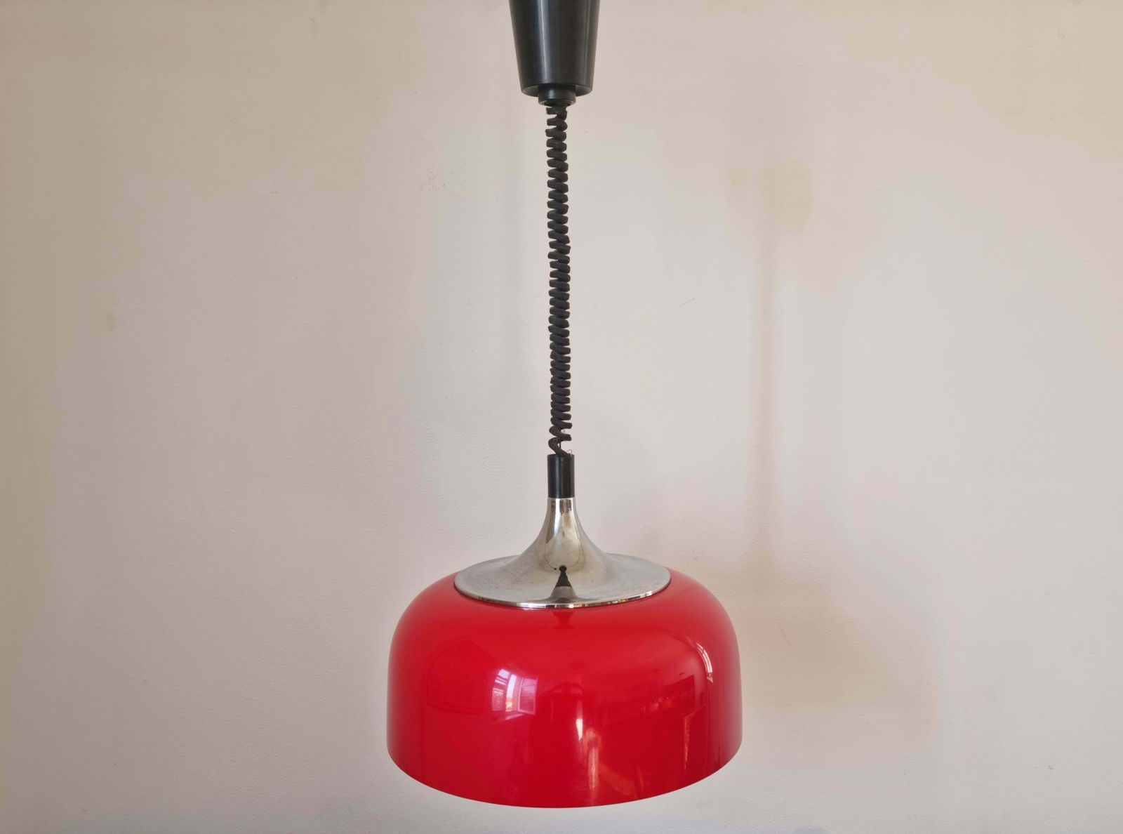 Midcentury Design Pendant Meblo, Harvey Guzzini, Italy, 1970s photo 395.0