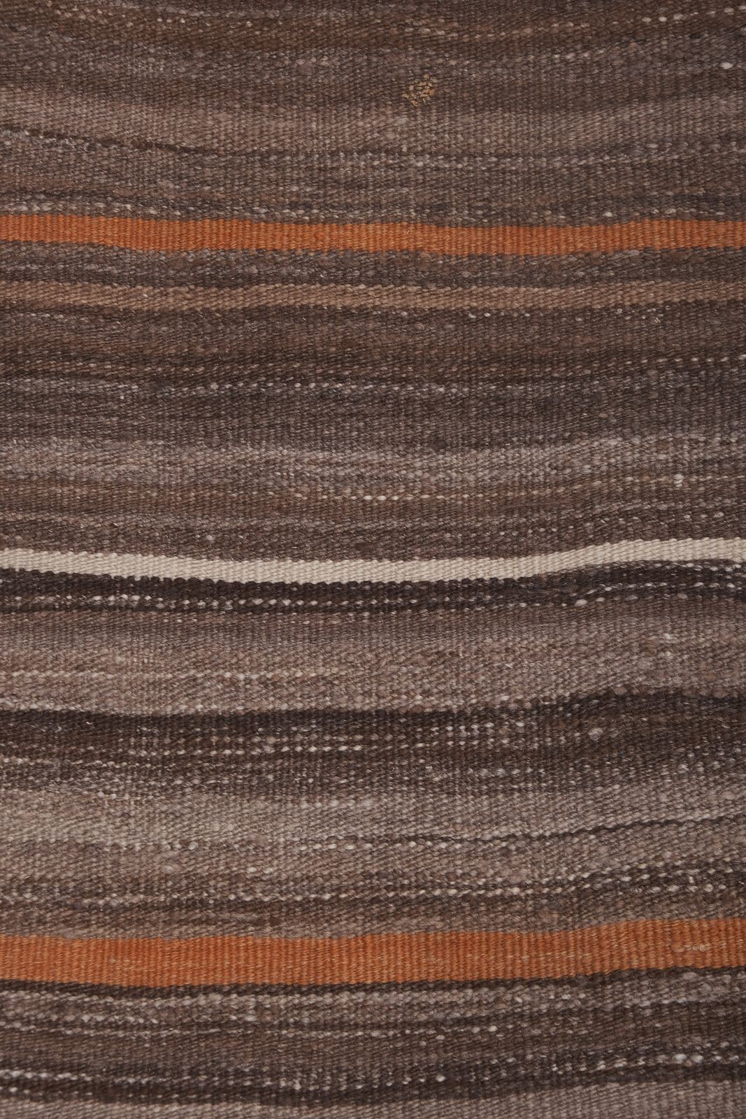 Striped Turkish Wool Kilim Runner 1'10'' X 11'2'' photo vinterior