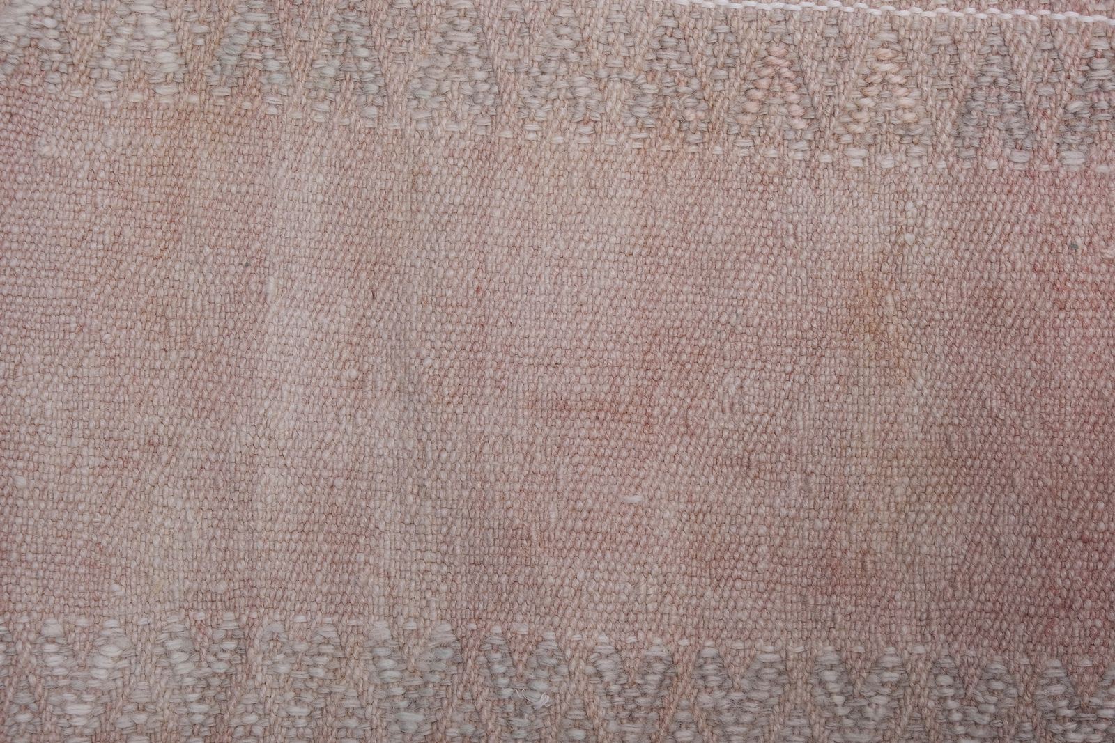 Vintage Faded Pink Turkish Kilim Rug 1'7'' X 15'9'' photo 750.0