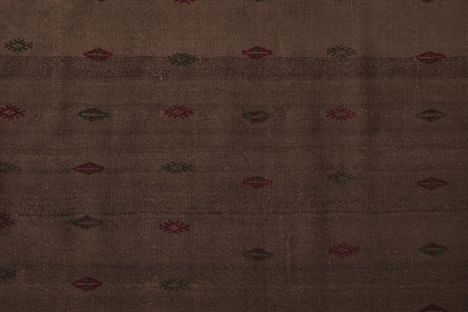 1970s Turkish Brown Kilim Runner 2'2'' X 16'4'' photo buy