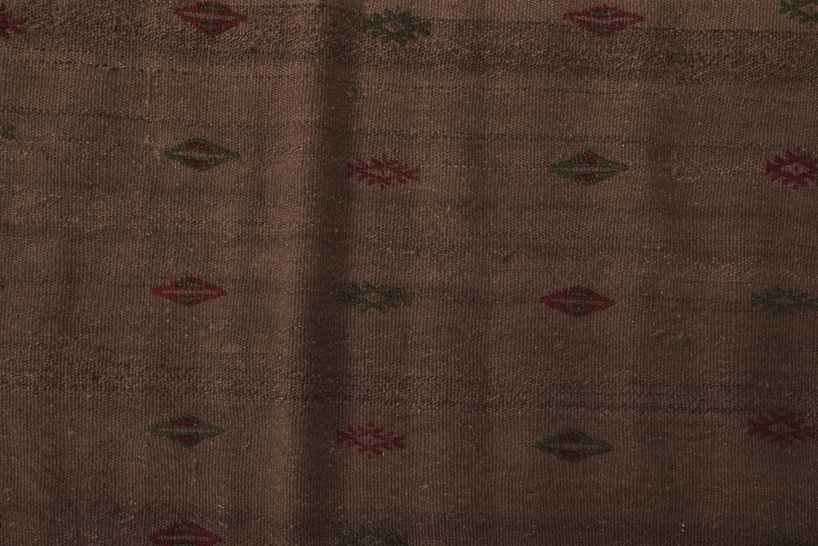 photo for sale 1970s Turkish Brown Kilim Runner 2'2'' X 16'4''